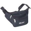 Everest Signature Waist Fanny Pack Travel Pouch-Black-