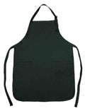 1 Dozen Full Adult Size Bib Aprons With 2 Waist Pockets Plain Solid Colors Kitchen Cook Chef Waiter Crafts Garden Wholesale Bulk-BLACK-