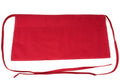 1 Dozen Kitchen Waist Aprons Home Commercial 3 Pockets Chef Cook Wholesale Bulk-RED-