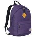 Everest Stylish Vintage Backpack Book Bag Padded Mesh Shoulder Strap-Eggplant-
