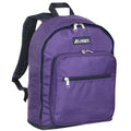 Everest Backpack Book Bag - Back to School Classic Size - Standard-Navy-