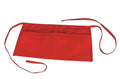 3 Pack Kitchen Waist Aprons With 3 Pockets Crafts Barista Waiter Chef Restaurant Home-RED-