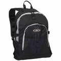 Everest Backpack w/ Dual Mesh Pocket-Navy/Gray-