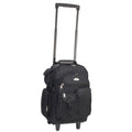Everest Deluxe Wheeled Backpack-Black-