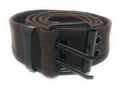 Casaba Canvas Fabric Belts for Kids Boys Girls 2 to 10 years Double Rows-Brown-S-