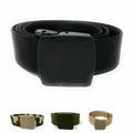 Casaba Stylish Webbed Belts for Men Women European Golf Style Perfect Fit-Navy-Small (30"- 32")-