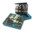 Urban Trendy NY Fashion Bifold Printed Wallets In Gift Box Mens Womens Kids-FC-NEW YORK NIGHT-
