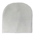 Warm Winter Hat Beanies Long Cuffed Short Uncuffed Solid Colors Camouflage Camo-White- Uncuffed-