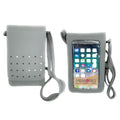 Empire Cove Womens Crossbody Bag with Clear Touchscreen Window Wallet Pouch Case-Silver-