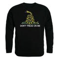 RAPDOM Tactical Don't Tread On Me Crewneck Fleece Sweatshirts-Small-Black-