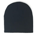 Warm Winter Hat Beanies Long Cuffed Short Uncuffed Solid Colors Camouflage Camo-Black- Uncuffed-