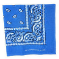 Casaba Paisley Printed Bandana 100% Cotton Neck Head Band Wrap Scarf Biker-Sky-
