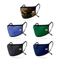 5 Pack Face Masks Adjustable Cloth Double Layer Washable Reusable Made in USA-Pack D-