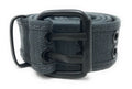 Casaba Canvas Fabric Belts for Kids Boys Girls 2 to 10 years Double Rows-Charcoal-S-