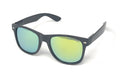 Polarized Sunglasses Classic Way Bamboo Mirror Mens Womens Teens-Yellow Mirror / Black (frame)-
