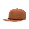 Decky Classic Grandpa Rope Cap 5 Panel Flat Bill Hat Snapback Style 6032