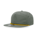 Decky Classic Grandpa Rope Cap 5 Panel Flat Bill Hat Snapback Style 6032