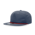 Decky Classic Grandpa Rope Cap 5 Panel Flat Bill Hat Snapback Style 6032