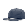 Decky Classic Grandpa Rope Cap 5 Panel Flat Bill Hat Snapback Style 6032