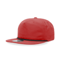 Decky Classic Grandpa Rope Cap 5 Panel Flat Bill Hat Snapback Style 6032