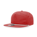 Decky Classic Grandpa Rope Cap 5 Panel Flat Bill Hat Snapback Style 6032