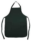 3 Pack Full Adult Size Bib Aprons With 2 Waist Pockets Plain Solid Colors Kitchen Cook Chef Waiter Crafts Garden Wholesale Lot Bulk-BLACK-