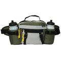 Everest Dual Squeeze Hydration Waist Bottle Fanny Pack-Moss-Grey-Black-
