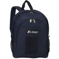 Everest Backpack with Front & Side Pockets-Navy-