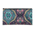 Empire Cove Pouch Bag Zipper Cosmetic Makeup Bank Car Documents Travel Organizer-Blue Paisley-