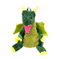 Empire Cove Kids School Mini Backpack Furry Dinosaur Sloth Dragon Koala Book Bag-Dragon-