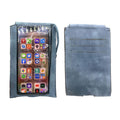 Empire Cove Cell Phone Crossbody Bags Touchscreen Clear Window Wallet Pouch Purse-Dusty Blue-