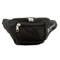 Everest Signature Waist Fanny Pack - Medium Size-Black-