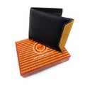 Empire Cove Stylish Genuine Leather Bifold Wallets Mens Womens-Black-