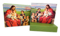 100 LOT Printed Designs Bifold Wallets In Gift Box Cash Card Id Slots Mens Womens Youth Wholesale-JESUS CHILDREN-