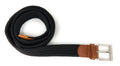Casaba Stretch Braided Golf Belts Woven Elastic Adjustable Fit Mens Womens-Black-Small-