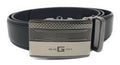 Leather Mens Ratchet Belt Sliding Adjustable Automatic Buckle Cut to Size-Milan-