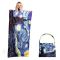 Empire Cove 2 in 1 Convertible Beach Towel Tote Bag Shoulder Bag Pool Swim-Starry Night-
