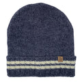 Empire Cove Winter Knit Striped Beanie-Blue-