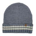 Empire Cove Winter Knit Striped Beanie-Gray-