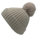 Empire Cove Winter Kids Boys Girls Cable Knit Cuff Beanie with Pom Pom-Beige-
