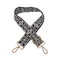 Empire Cove Shoulder Purse Bag Guitar Straps Crossbody Handbag Adjustable-Aztec Black-