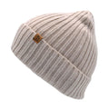 Empire Cove Womens Winter Solid Ribbed Knit Cuff Beanie Hat Soft Warm-Ivory-
