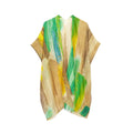 Empire Cove Womens Brush Stroke Print Kimono Shawl Wraps Beach Cover Ups Summer-Taupe-