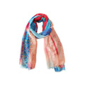Empire Cove Womens Scarf Scarves Shawl Wraps Brush Stroke Print Sarong Cover Ups-Coral-