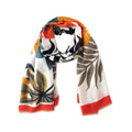 Empire Cove Womens Scarf Scarves Wraps Tropical Palm Trees Sarong Beach Cover Ups-Orange-