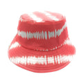 Empire Cove Tie Dye Stripes Bucket Hat Reversible Fisherman Cap Women Men Summer-Salmon-