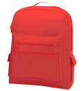 Backpack Rucksack Sack Bag School Work Travel Luggage Multi Pockets Padded Straps 12 X 16inch-Red-