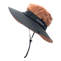 Empire Cove Womens Wide Sun Hat Ponytail Summer Sports Bucket Cap UV Protection-Pink-