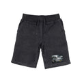 RAPDOM TS6 Fleece Gym Shorts Patriotic Military No Men Left Behind-Heather Charcoal-Small-