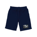 RAPDOM TS6 Fleece Gym Shorts Patriotic Military No Men Left Behind-Navy-Small-